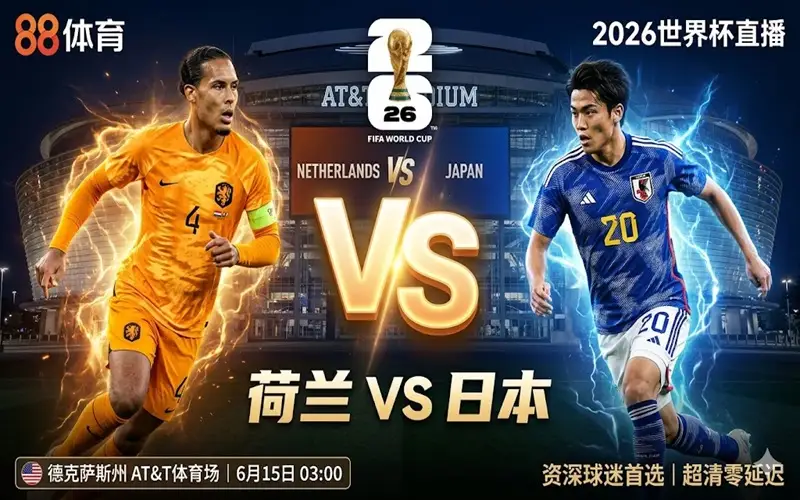 2026世界杯F组前瞻:荷兰vs日本比分预测,橙衣军团死磕蓝武士!