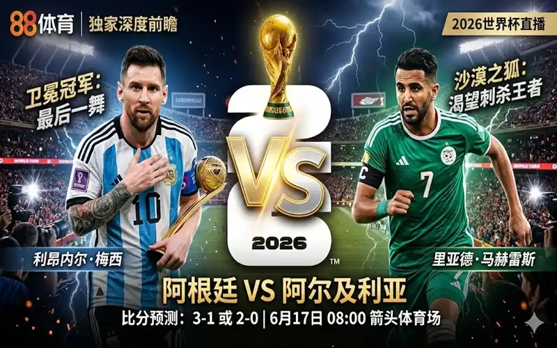2026世界杯直播 - 阿根廷vs阿尔及利亚